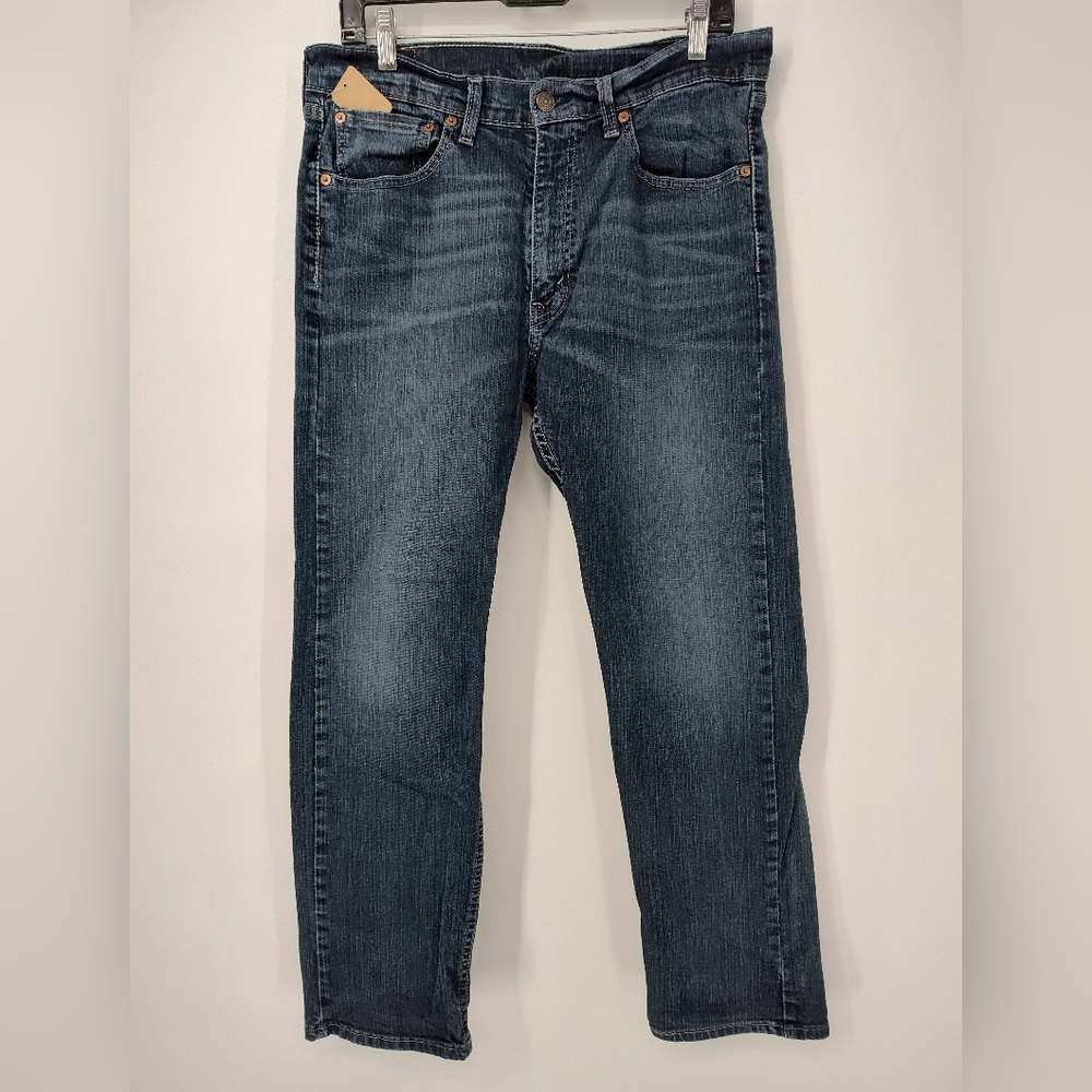 Levi's Men's Dark Blue Straight Jeans Size 32x30